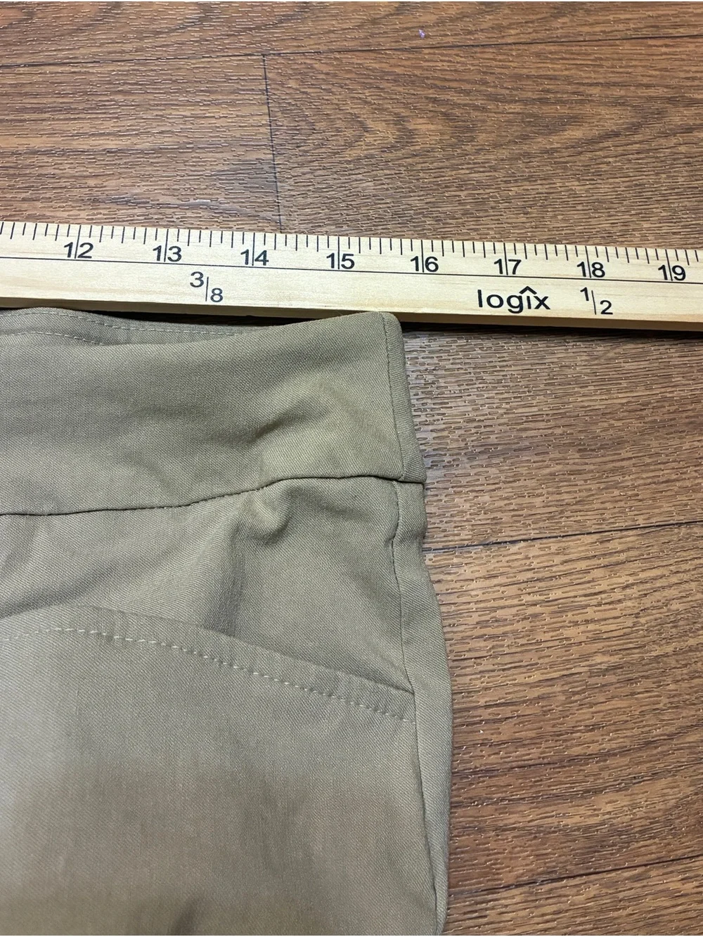 Time and Tru Tan Straight-Leg Pants Size Large